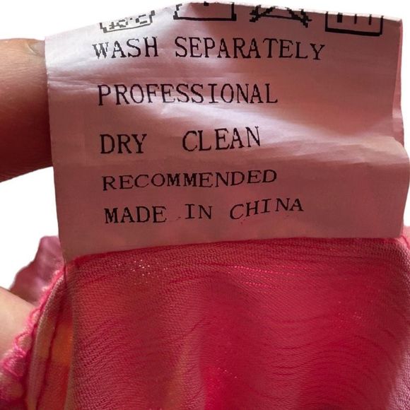 Women’s Pink Palm Leaf Print Deep V-Neck Flutter Sleeve Romper- Size Small - Picture 9 of 16